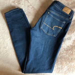 American Eagle Dark Wash Denim Jeggings